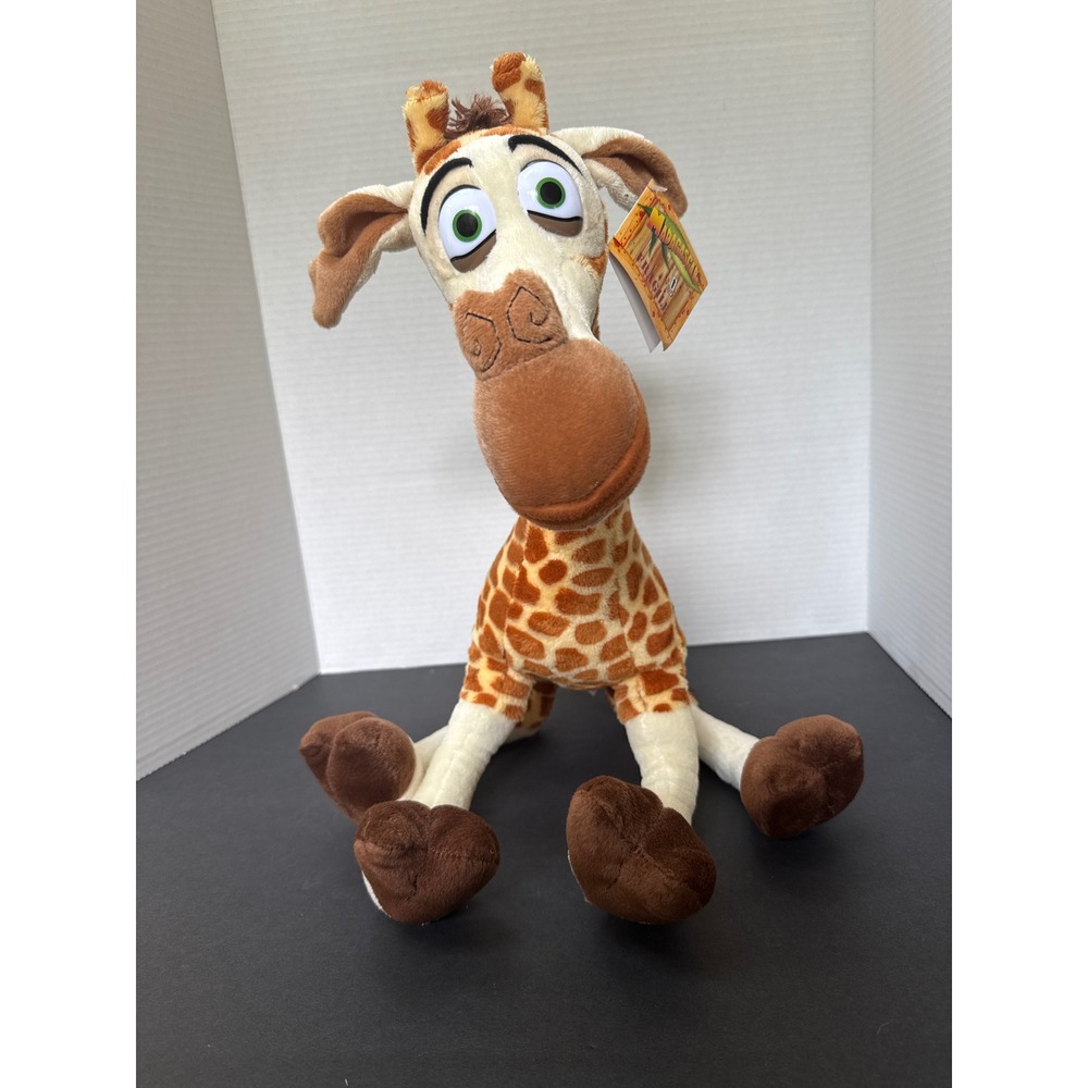 Russ Berrie Madagascar Melman the Giraffe Plush 2005 Movie NWT 15in
